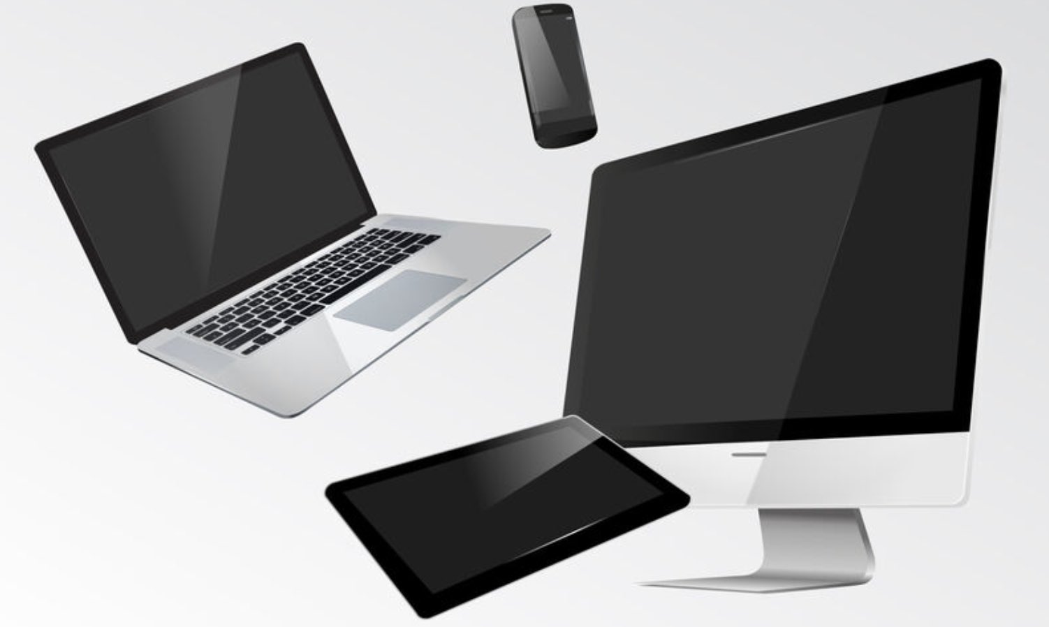 Image illustrant différentes options d'ordinateurs portables et de bureau