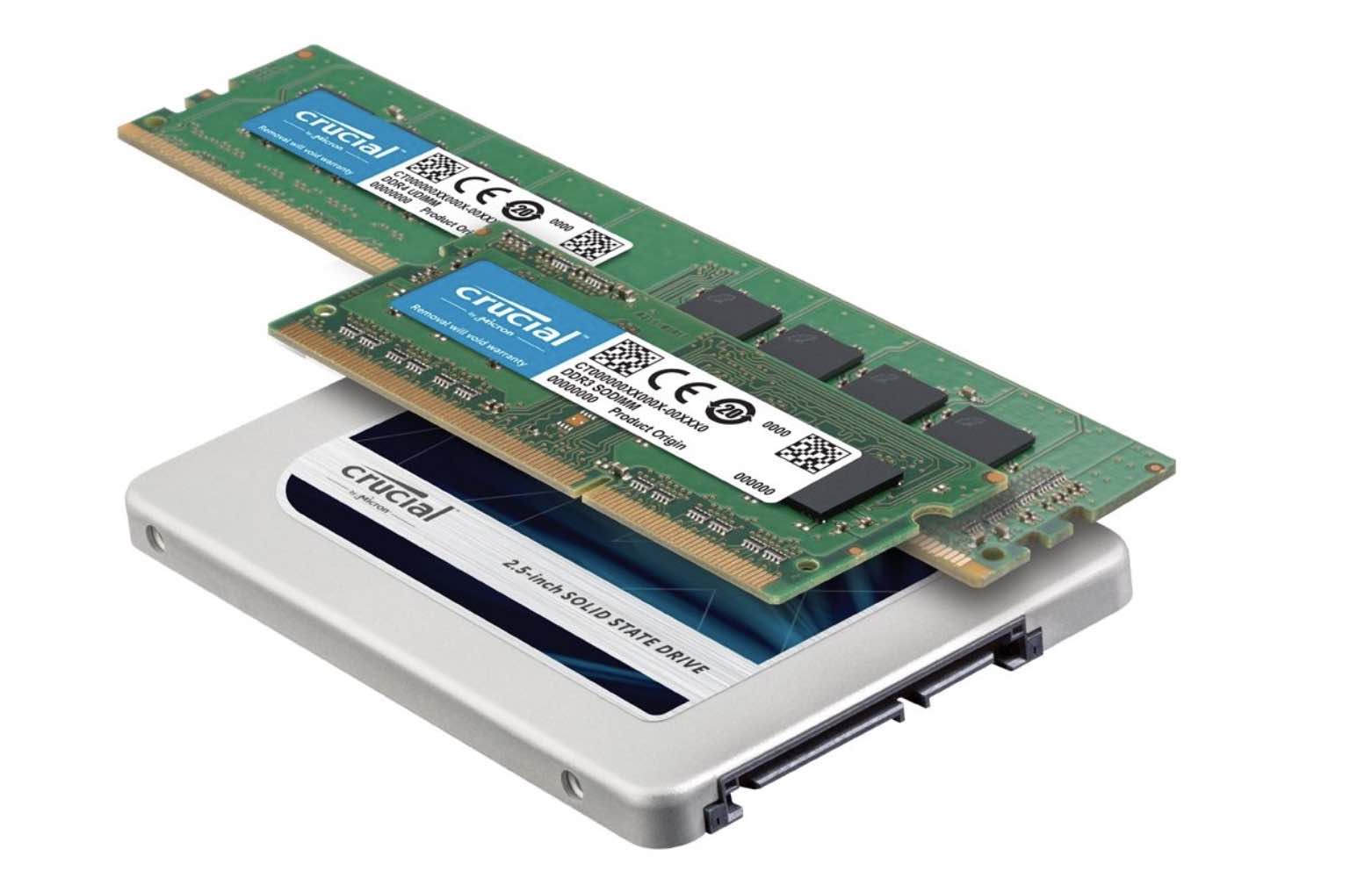 Image illustrant les spécifications techniques CPU, RAM, SSD