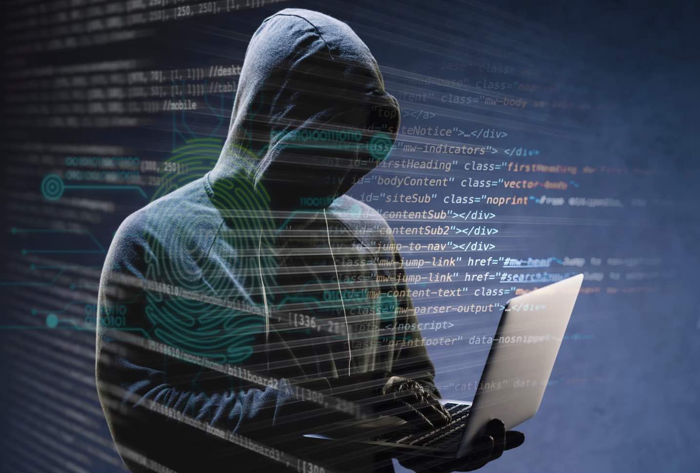 Visualisation de la cybersécurité et de la protection des données
