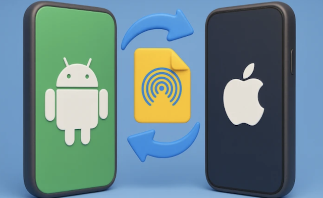 Partagez vos fichiers facilement entre Android et iPhone