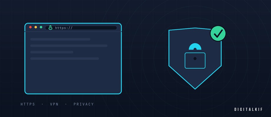 Illustration de la protection des données personnelles pendant la navigation sur Internet
