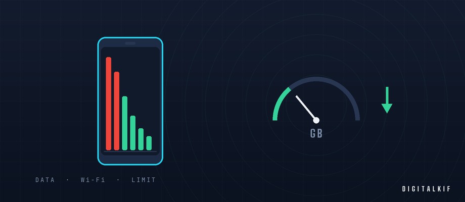 Illustration de la maîtrise de la consommation de données mobiles sur smartphone