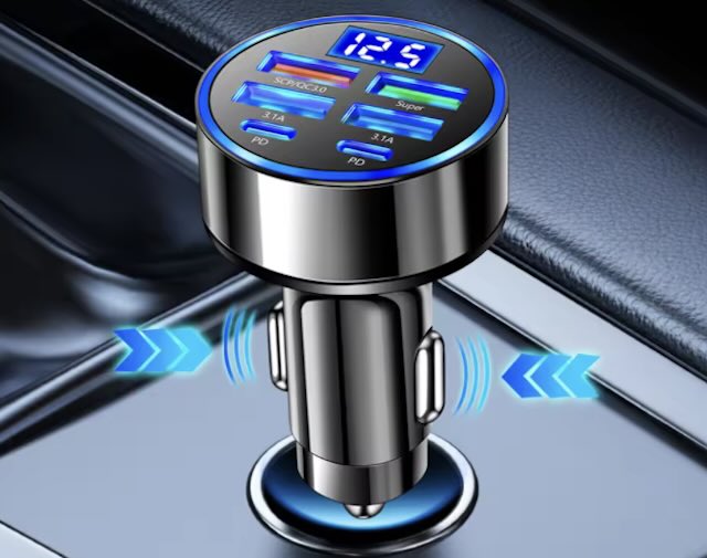 Chargeur de téléphone de voiture à charge rapide
