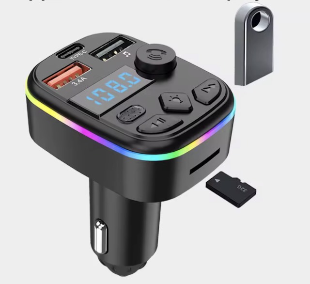 Transmetteur FM sans fil pour voiture