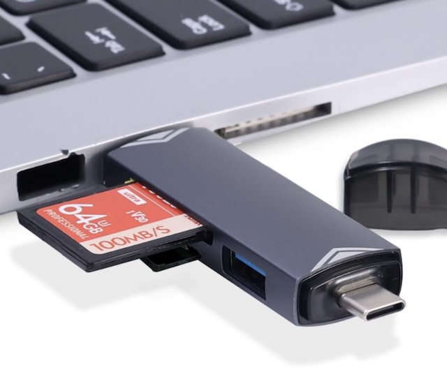 Lecteur de carte 6 en 1 multifonction USB 3.0