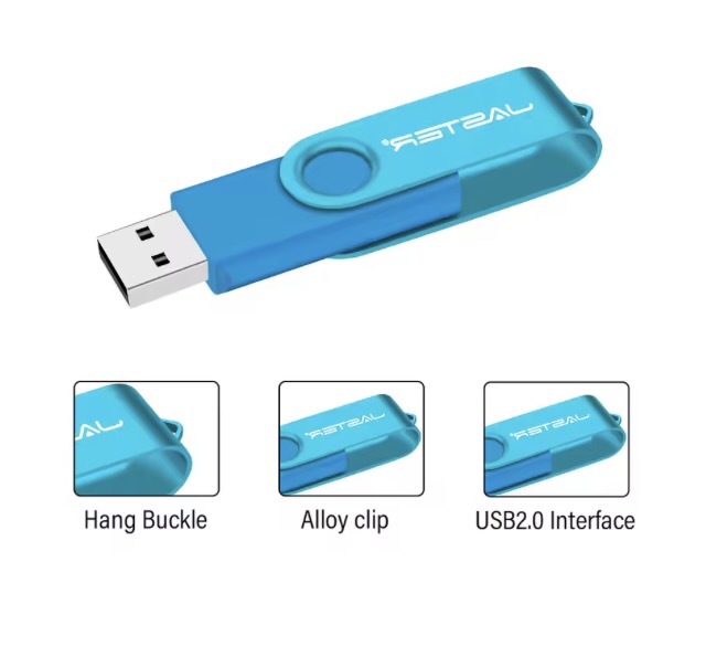 Clé USB rotative à 360 ° 64 Go