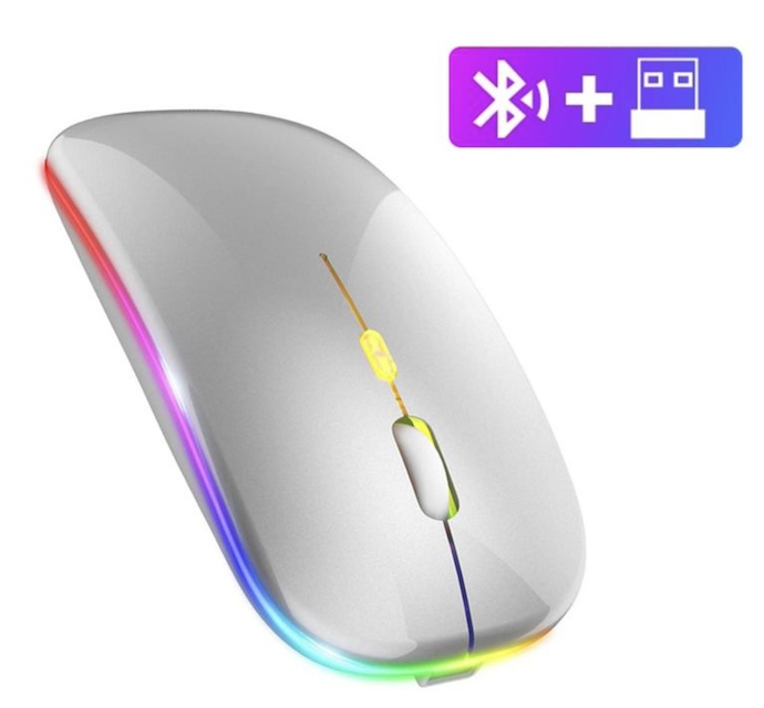Souris sans fil Bluetooth rechargeable