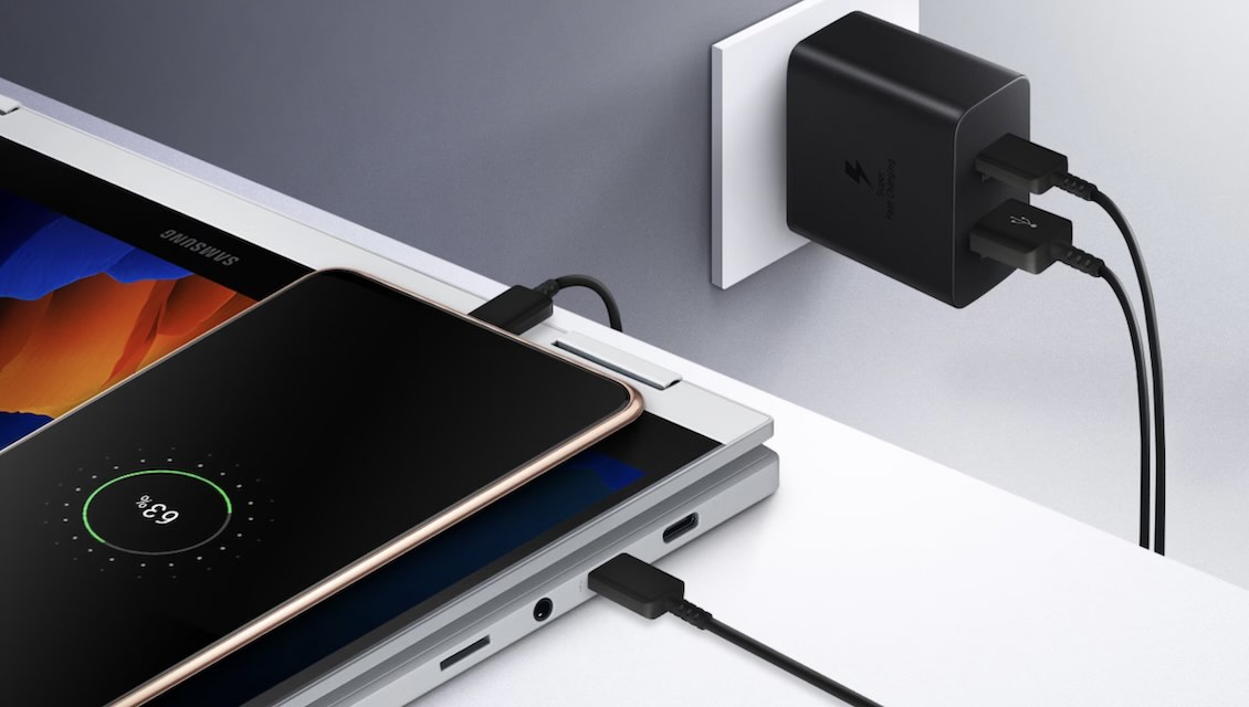 Chargeur Samsung double port 35 W