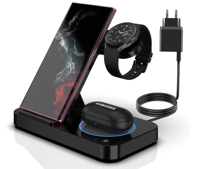 Kit chargeur sans fil 3 en 1 (téléphone + montre + écouteurs)