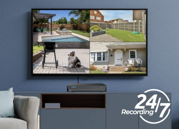 Kit caméras de surveillance 4 canaux (NVR + 4 caméras)