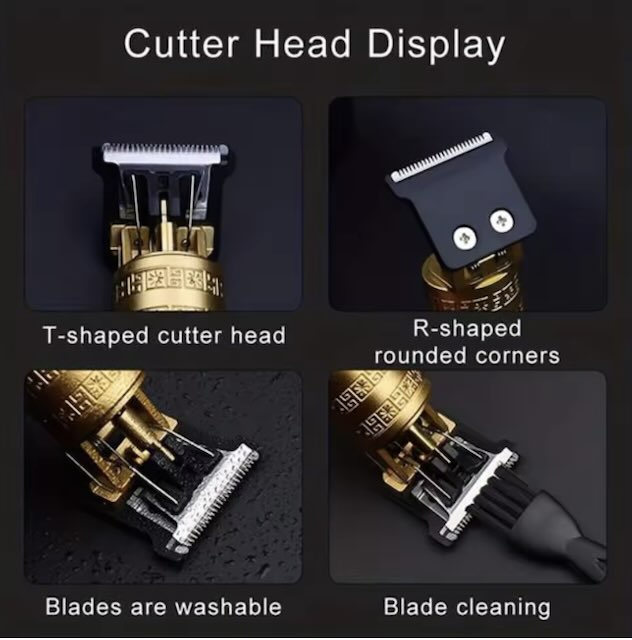 Tondeuse à cheveux électrique aste vintage pour hommes